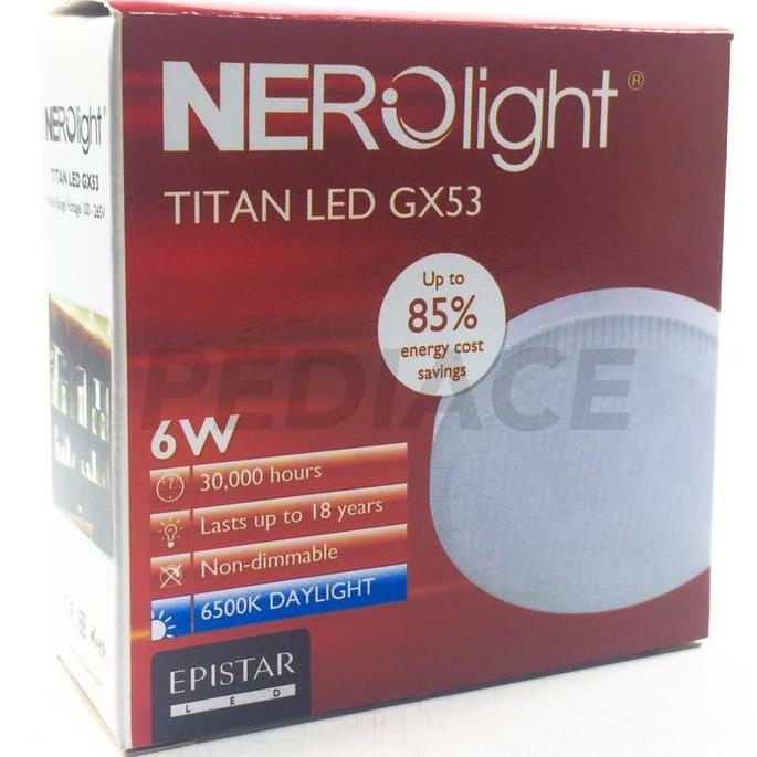 Nerolight Titan GX53 Lampu LED 6 Watt