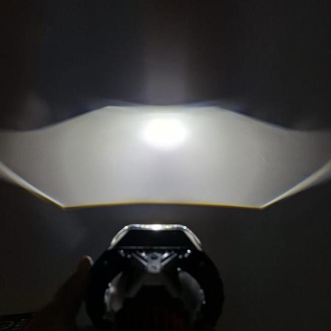 Biled C686 PRO 3.5 Inc Shroud Hitam Lensa 2.5 inc Cahaya Flat Cut Dengan Kipas Pendingin