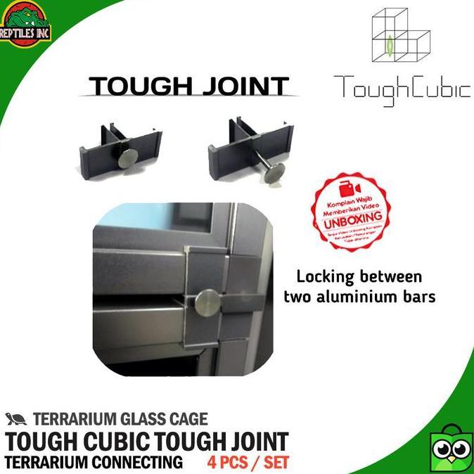 NEW Tough Cubic-Tough Joint Aksesoris Kunci Kandang Terrarium Hewan Reptil