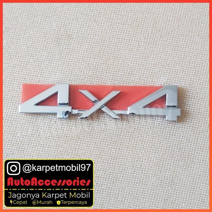 Emblem Logo 4x4 Pajero Sport Triton Original KM003314 PROMO