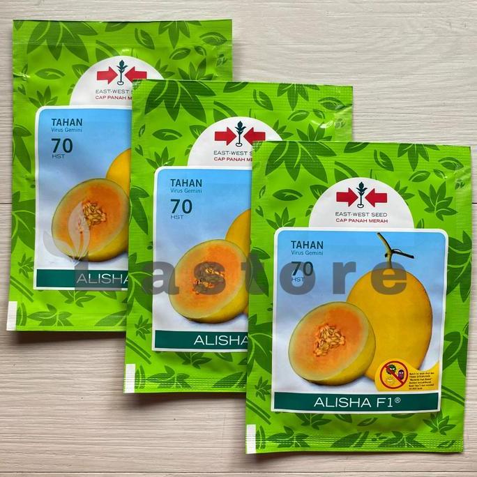 Benih Melon Golden Alisha F1 100 Butir Cap Panah Merah
