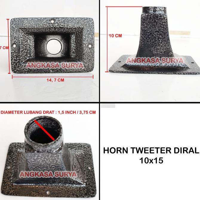 Promo Horn Driver Tweeter Besii10x15 / Corong Tweeter Twiter Diral Alumunium Diskon