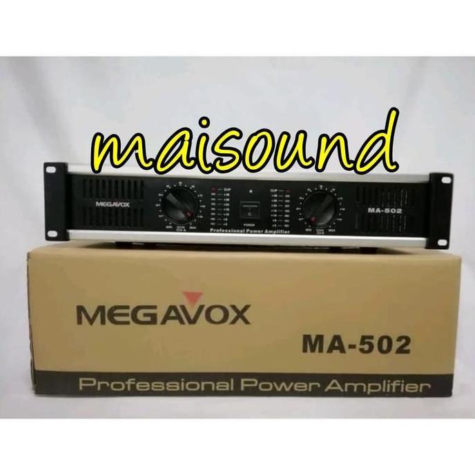 Promo POWER AMPLIFIER MEGAVOX MA 502 POWER AMPLI MEGABOX MA502 ORIGINAL ORI Diskon