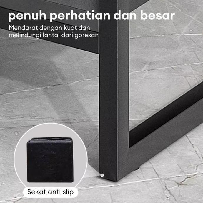 Al-Rak Pot Bunga 2 Susun Dudukan Tanaman Hias Minimalis Standing Planter Dekorasi Ruangan Meja Sampi