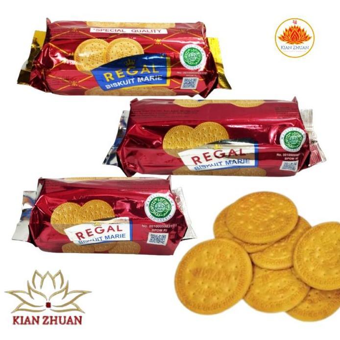 Ready  Regal Biskuit Marie Biasa/Spesial 125gr, 250gr
