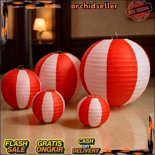 Lampion 17 Agustus Dirgahayu Indonesia / Lentera Pawai Kemerdekaan Agustusan Dekorasi Hiasan Outdoor