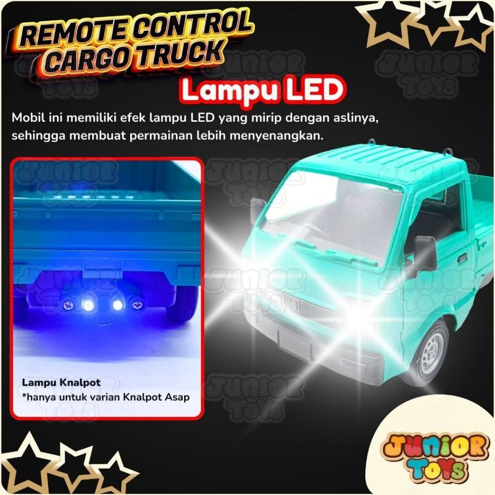 Hot Deals Mobil Remote Control Rc Pick Up Box Cargo Truck Miniatur Carry Apv Mainan Rc Mobilan Truk 