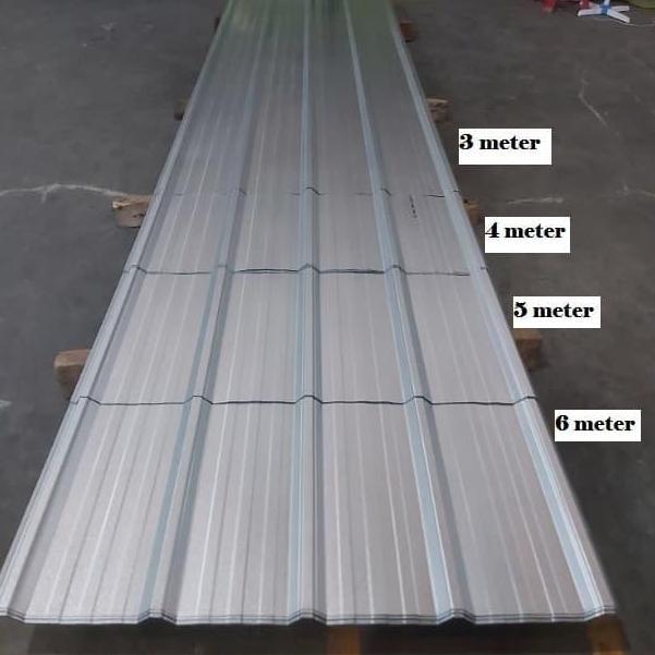 Atap Spandek 0.35 mm x 5 mtr Galvalum Zincalum SUPRADEK SNI Tipe 1060