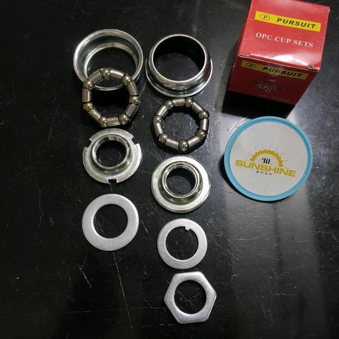 BB Set PURSUIT Kom Gir Tengah Crank As Langsung Sepeda Anak BMX Mini Lipat 12 16 18