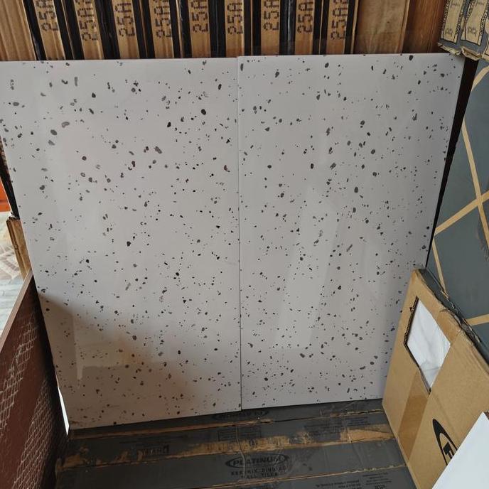 Keramik 30x60 teraso Cutting Terazo 30x60 GLOSSY PIXIE WHITE