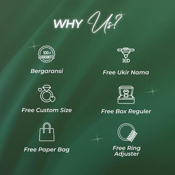 [PO-15 Hari] Spilla Jewelry Cincin Couple Perak CC-27 Cincin Nikah Tunangan