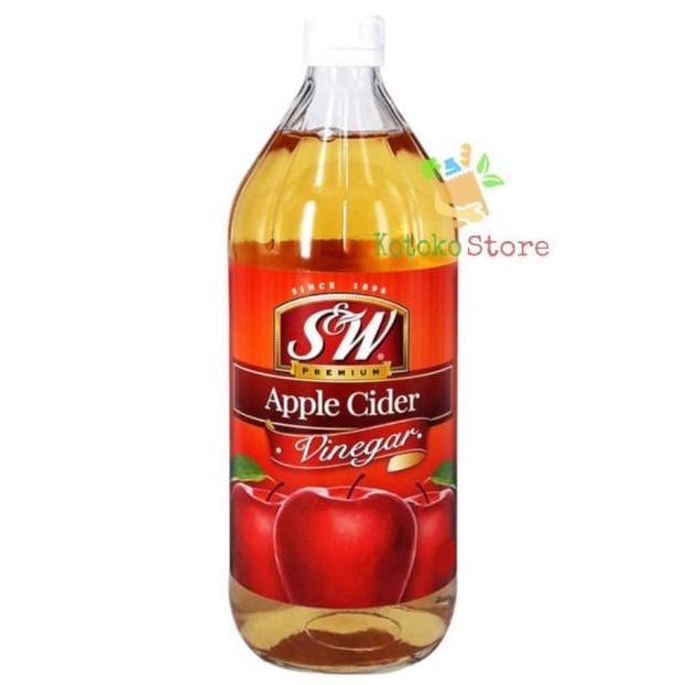SW Apple Cider Vinegar / Cuka Apel SW / S&W Cuka Apel 473ml murah
