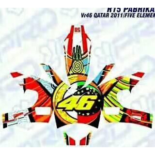 DISKON Decal Sticker Helm fullface R15 READY STOCK