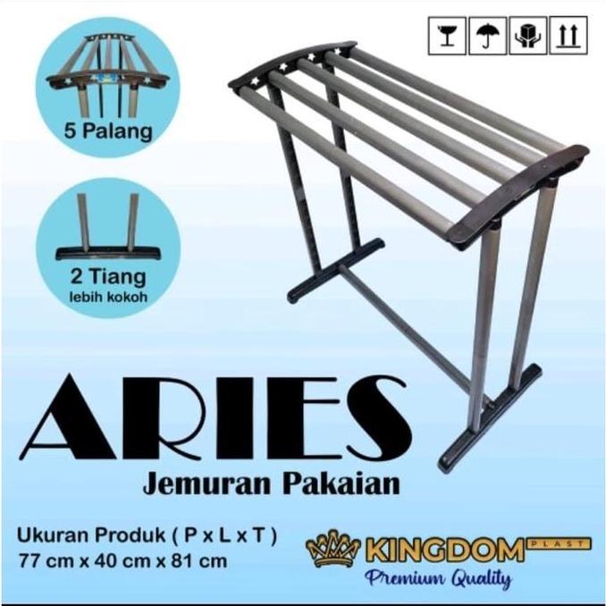 SIAPKIRIM Grosir Jemuran Handuk Kingdom Aries Kuat dan Kokoh / Rak Handuk Portable / jemuran multifu