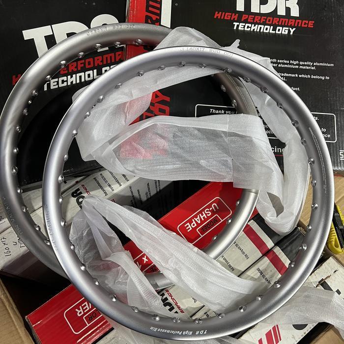 Velg Rims TDR Ushape Warna Titanium 120 & 120-17 rata Ninja150 JupZ Rxking Cb