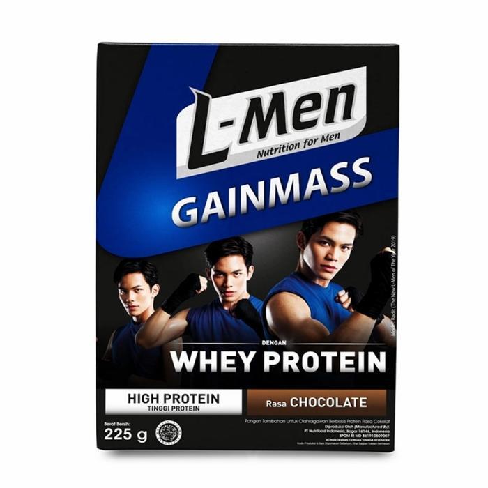 L-Men Gain Mass Chocolate Susu [225 g]