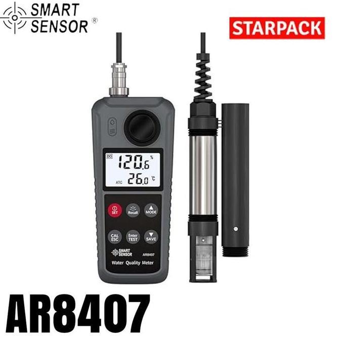 PIZERY SMART SENSOR AR8407 Alat Ukur Oksigen Terlarut | Detektor Portabel untuk Deteksi Kualitas Air