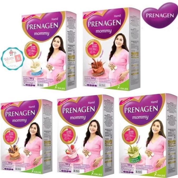 NEW PRENAGEN MOMMY VANILA COKLAT STRAWBERRY 360 GR | SUSU IBU HAMIL TRIMESTER 2-3 (3-9 BULAN) BEST