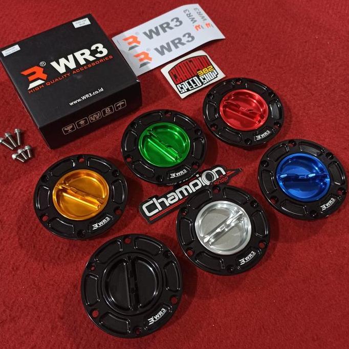 Fuel Cap Tutup Tangki WR3 Kawasaki Ninja 250 250R Karbu 2008-2012