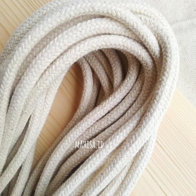 BELLASHOOPINGCOM - TALI KATUN KEPANG 8MM | TALI MACRAME DENIM