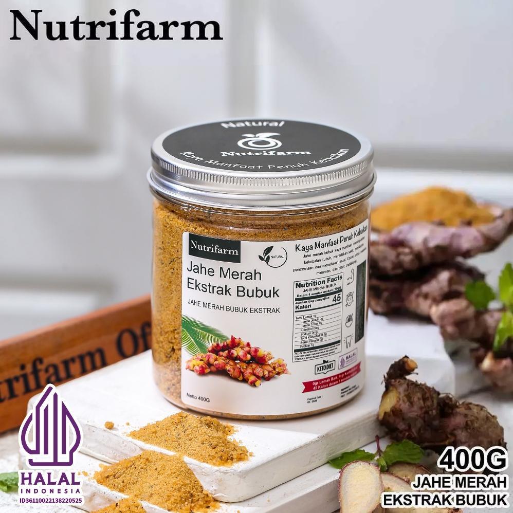 JAHE MERAH BUBUK ASLI 100% TANPA CAMPURAN 400G/ JAHE MERAH BUBUK SEGAR/ JAHE MERAH GULA AREN ORIGINA