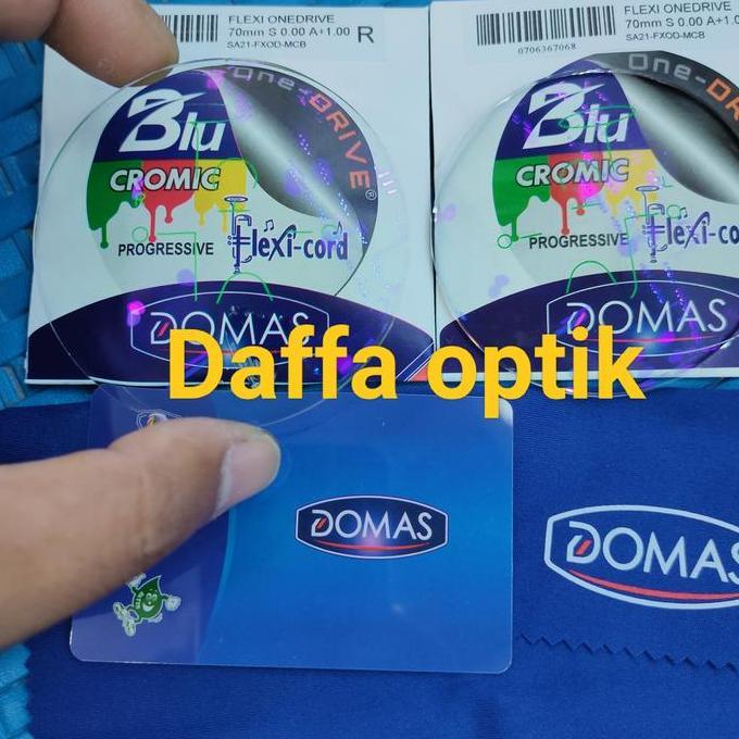 lensa progresif bluecromic Domas one Drive 100% orinal