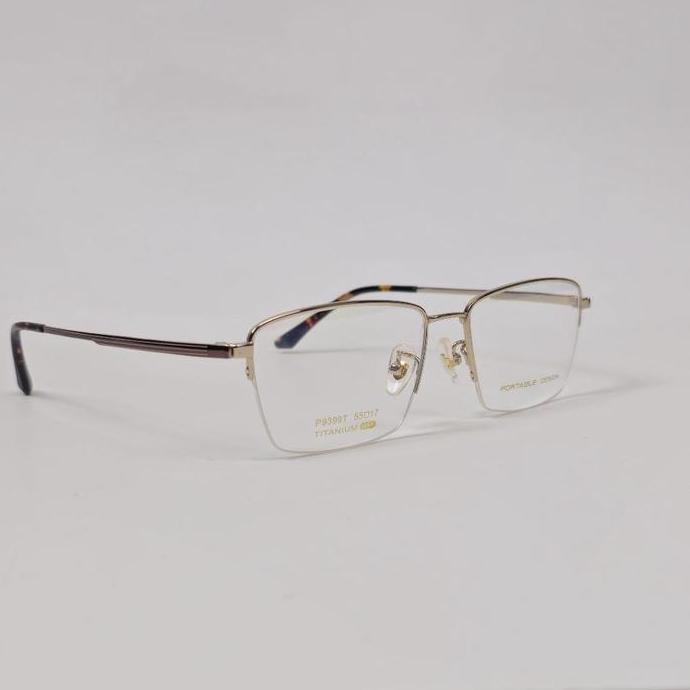 Frame kacamata orinal pure titanium Portable Desn Lbr frame 142mm