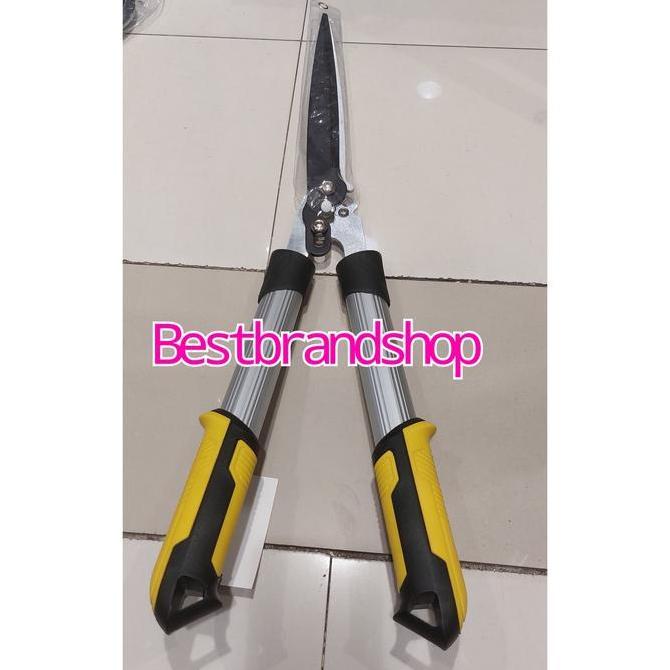 TERBARU KRISBOW GUNTING RUMPUT TANAMAN GAGANG ALUMINIUM HEDGE SHEAR ALU HANDLE 67CM BISA GRAB