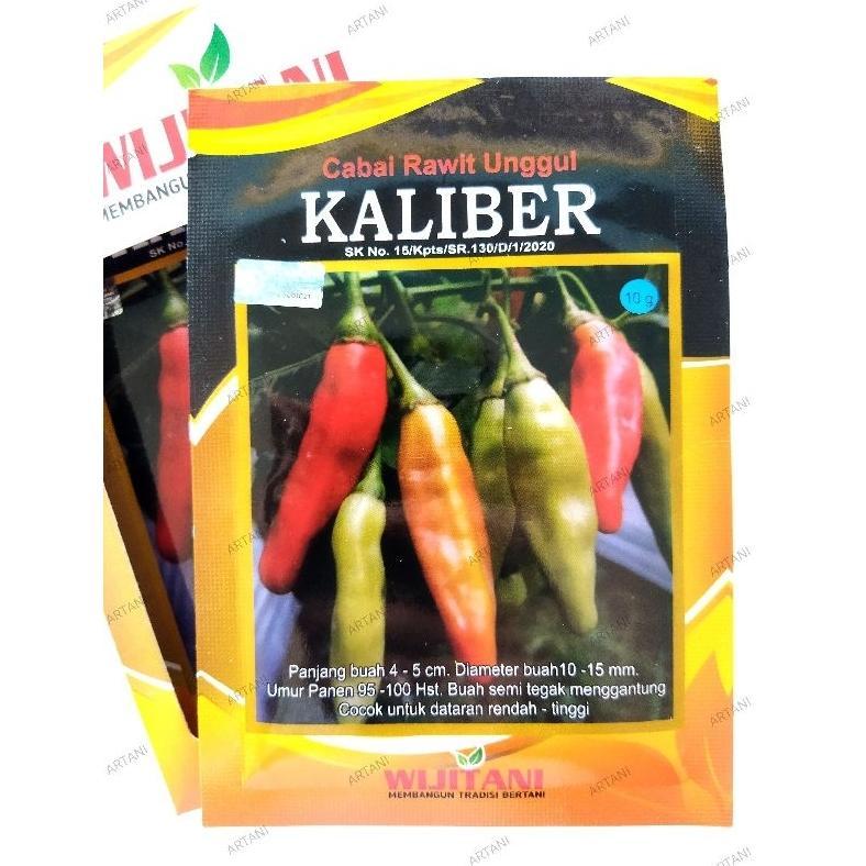 Benih cabe rawit KALIBER 10gram original kemasan pabrik, benih cabai rawit unggul kaliber wijitani,c