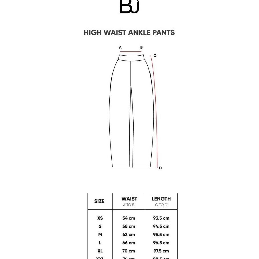 Benang Jarum - Hh Waist Ankle Pants - Caramel