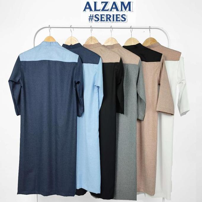 Jubah Anak Gamis Anak & Remaja Laki-laki Premium ALZAM Bahan Kain impor Katun Madinah