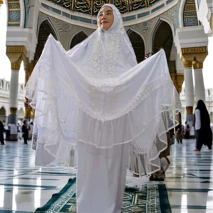 MUKENA MUTIARA MEWAH CANTIK DAN SUPER JUMBO Katun Nyaman Lembut