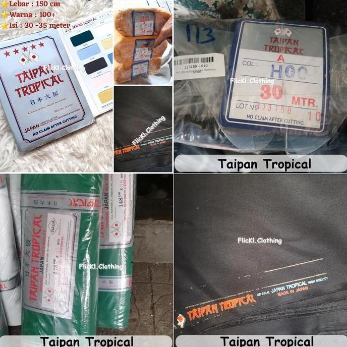 Kain Drill Taipan Tropical Japan Jepang Rollan