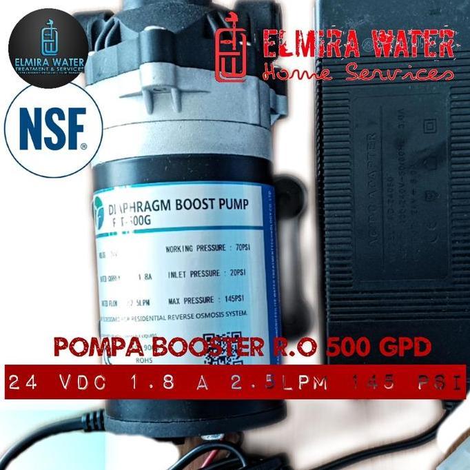 Pompa Booster Reverse Osmosis 500 GPD MURAH