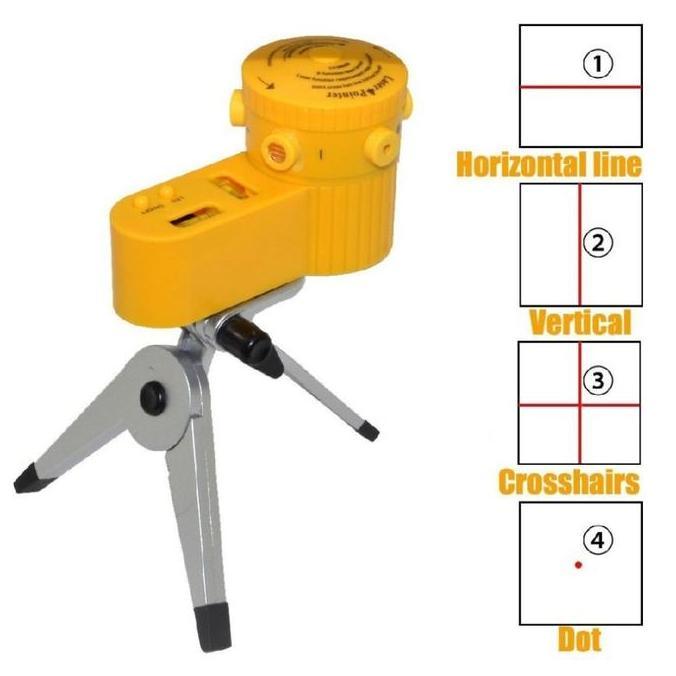 Laser Leveler Siku Laser Waterpass Kaki Tripod Siku Laser Level MULTIFUNGSI HORIZONTAL VERTIKAL [ter