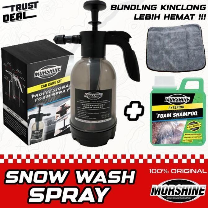BERKUALITAS Alat Semprot Salju Busa Cuci Mobil Motor Pompa Manual MORSHINE