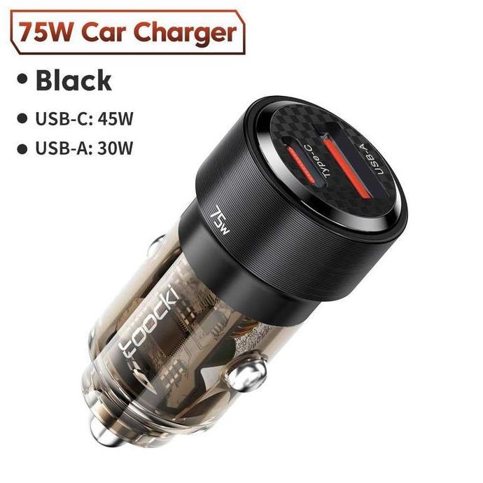 Promo Car Charger / Charger Tanam Hp Mobil Fast Charging Power Delivery Diskon