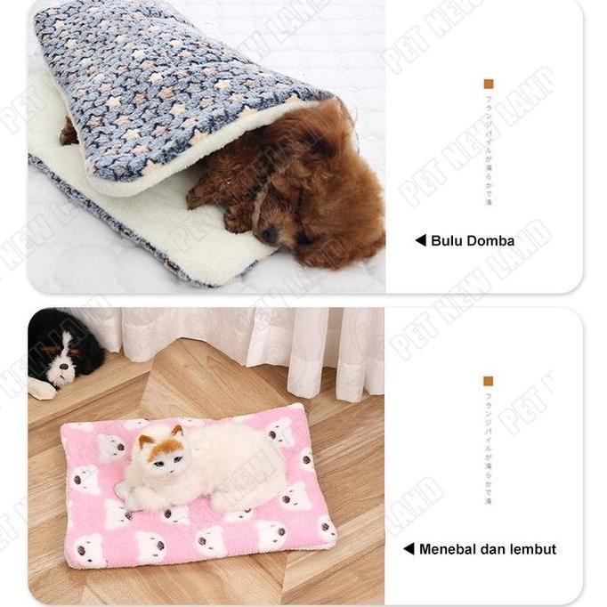 Enixc- Tempat Tidur Kucing Kasur Kucing Empuk Alas Kucing Tidur Cat Bed Kasur Kucing