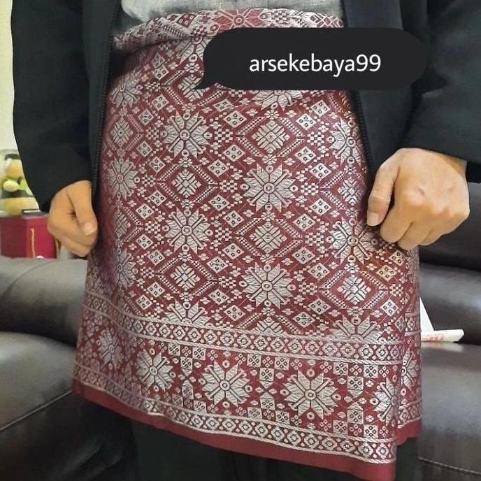 Newgir- Cod Songket Pria/Sarung Songket Melayu/Rumpak Songket Pria Melayu Kain Kain Kain Kain