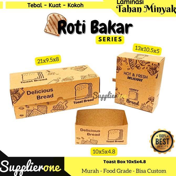 New- Dus Roti Bakar Bandung Pack / Box Roti Bakar / Kemasan Roti Bakar