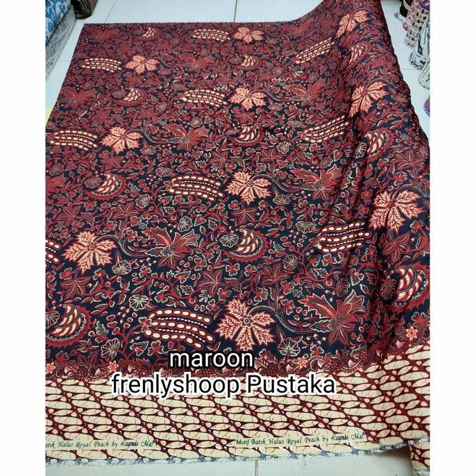 Newgir- Kain Batik Meteran Semi Sutra / Bahan Batik Meteran Halus