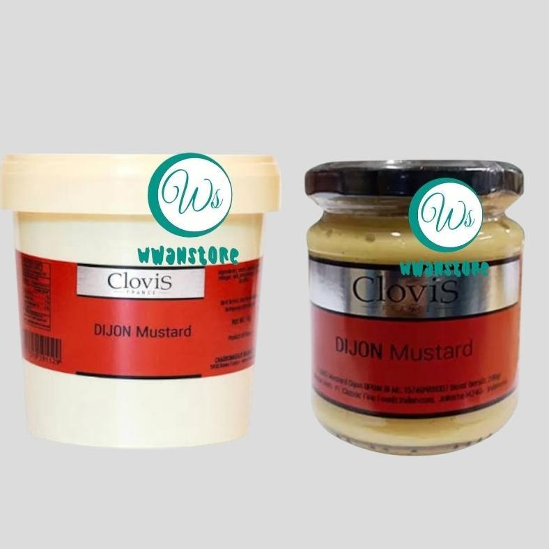 Clovis Mustard Dijon All Variant - sauce Mustard  Premium - Original French
