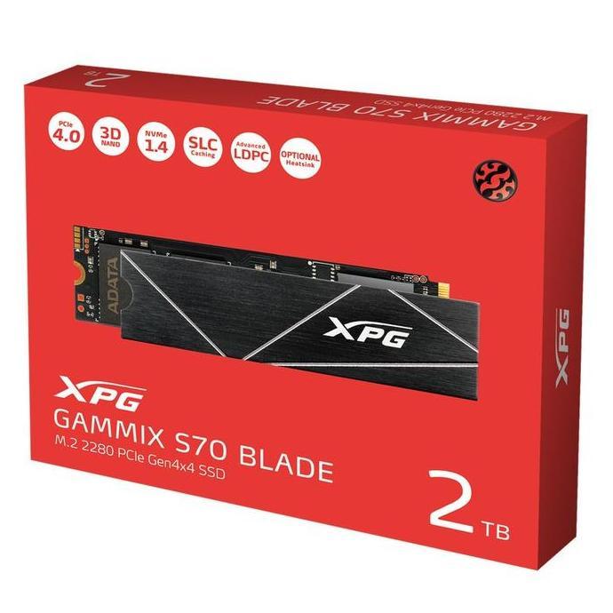 TERBARU - SSD Adata XPG Gammix S70 Blade 2TB - NVMe Gen4 SSD 2TB Adata S70 Blade