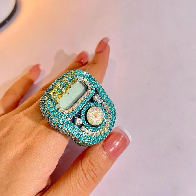 Religg- Mm Tasbih - Tasbih Digital Led Alarm Motif Basic Muslim Cincin Dzikir Muslim