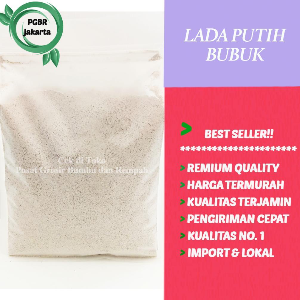 Lada Putih Bubuk 1 kg / Harga Grosir / Merica Bubuk / Pepper Powder / Lada putih Bubuk Asli 1 kg