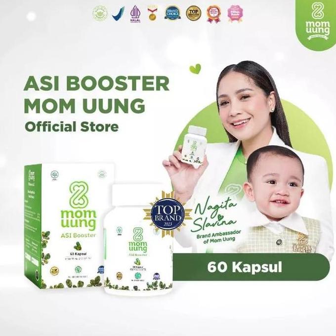 NEW MOM UUNG 60 KAPSUL SUPLEMEN ASI BOOSTER VITAMIN PELANCAR ASI HERBAL BEST