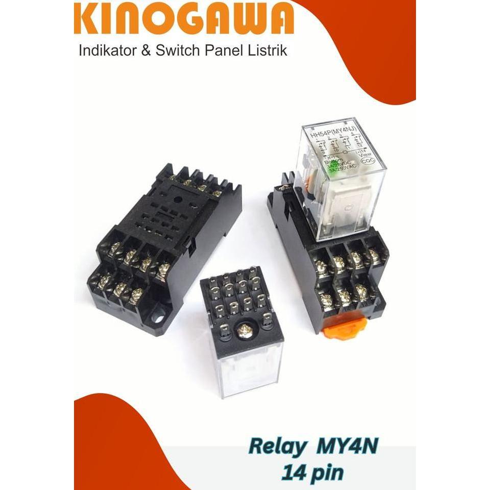 Relay My4N 14Pin 220V 24V Terbatas