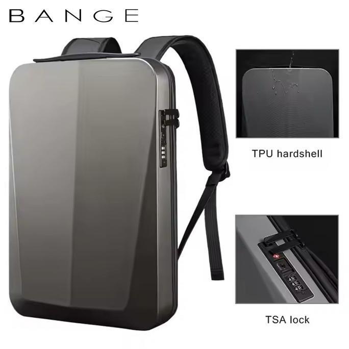 Bange Tas Laptop Kerja Ransel Backpack Pria Lock TSA 15.6 Inc BG22201