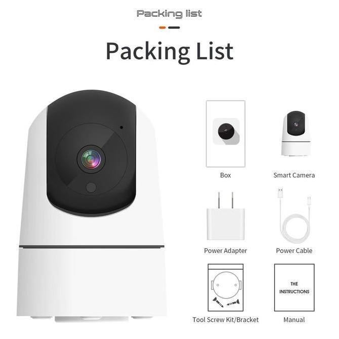 [ Tuya ] CCTV Wifi 163k 10p Two Way Smart Camera Indoor Kamera Dua Arah SmartLife [SmartLife]