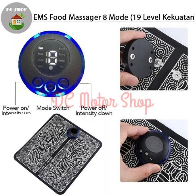 Ems Foot Massager Alat Pijat Refleksi Kaki Elektrik Foot Usb Charge